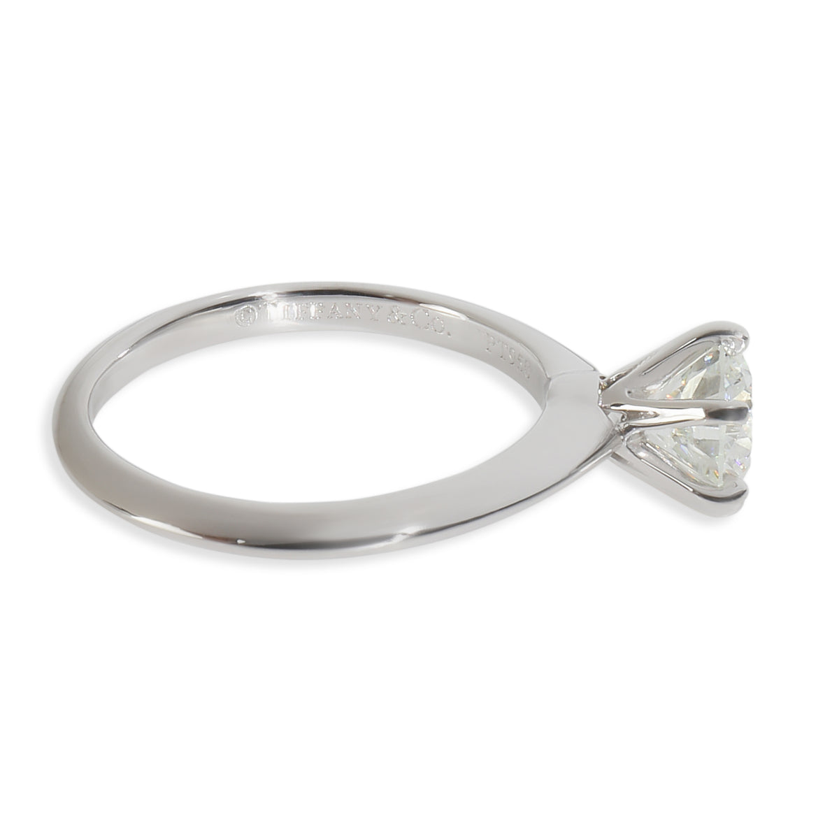 0.96 ct Round Brilliant Diamond Engagement Ring