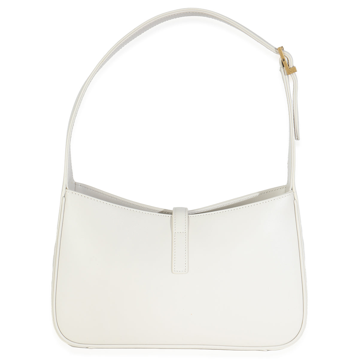 Blanc Vintage Smooth Calfskin Medium Le 5 A 7 Hobo