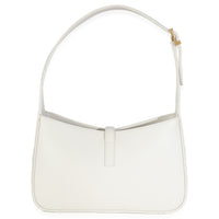 Blanc Vintage Smooth Calfskin Medium Le 5 A 7 Hobo