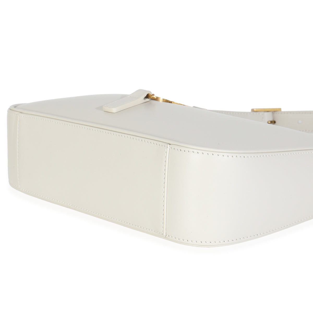 Blanc Vintage Smooth Calfskin Medium Le 5 A 7 Hobo