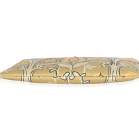 Yellow Signature Saffiano Tulip Clutch