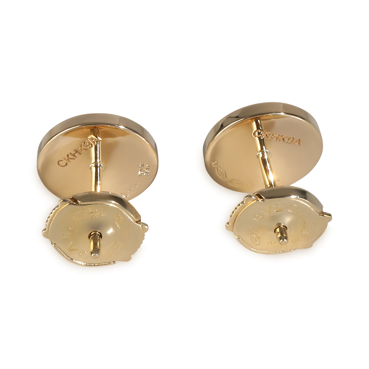 Yellow Gold Onyx Bvlgari Bvlgari Earrings