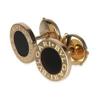 Yellow Gold Onyx Bvlgari Bvlgari Earrings