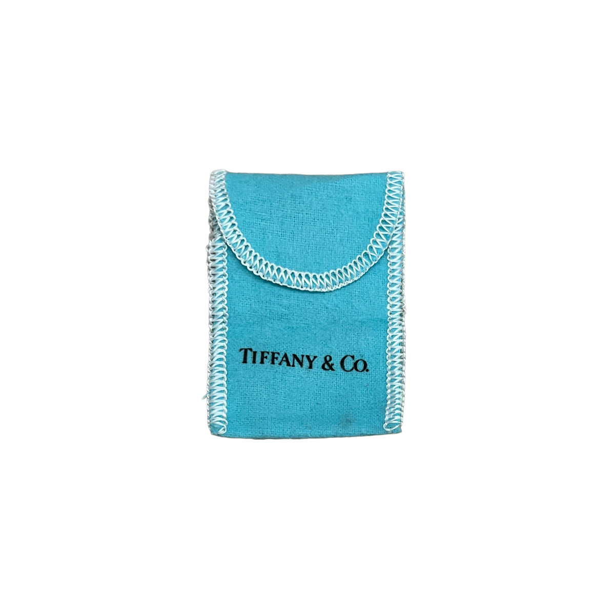 Sterling Silver T Circle Key Ring