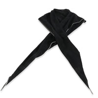 Noir Brume Cashmere Silk Uni Losange