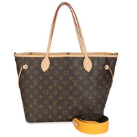 Jaune Safran Neverfull Bandouliere Inside Out MM