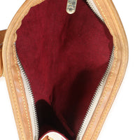 White Monogram Multicolor Canvas Shirley