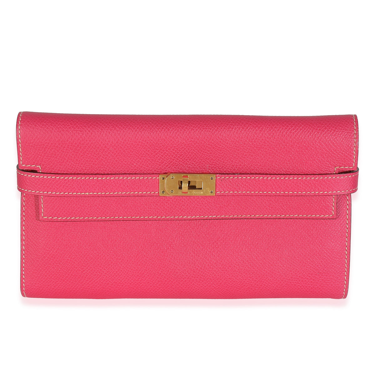Rose Tyrien Epsom Kelly Long Wallet GHW
