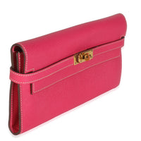 Rose Tyrien Epsom Kelly Long Wallet GHW