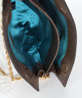 Beige GG Supreme Canvas Small Ophidia Web Chain Bag