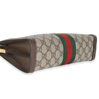 Beige GG Supreme Canvas Small Ophidia Web Chain Bag