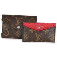 Pondichery Pink Monogram Canvas Kirigami Card Holder