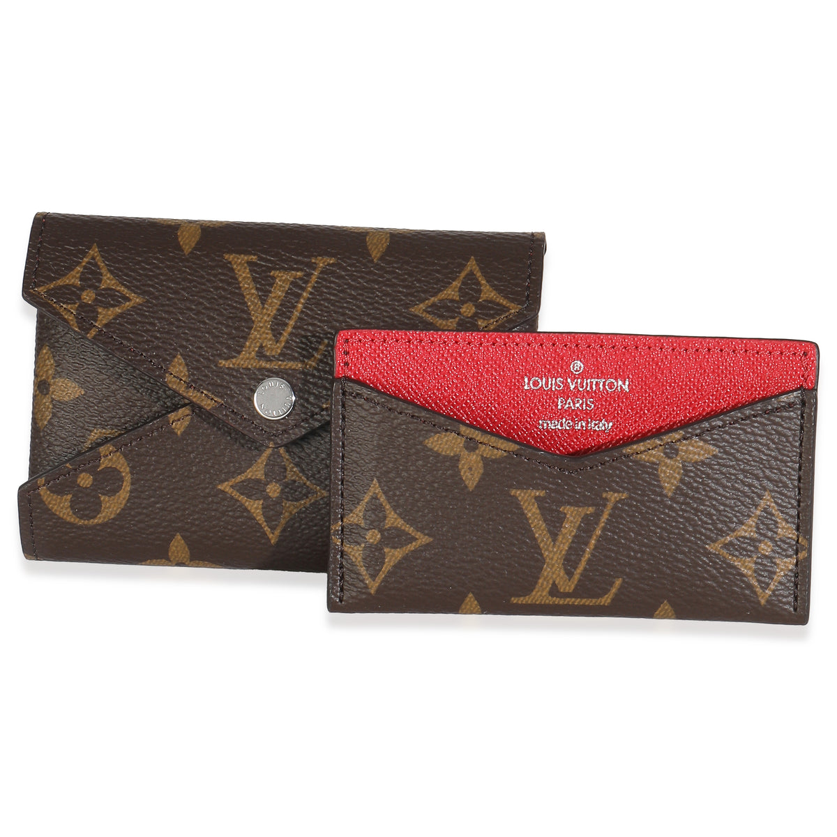 Pondichery Pink Monogram Canvas Kirigami Card Holder