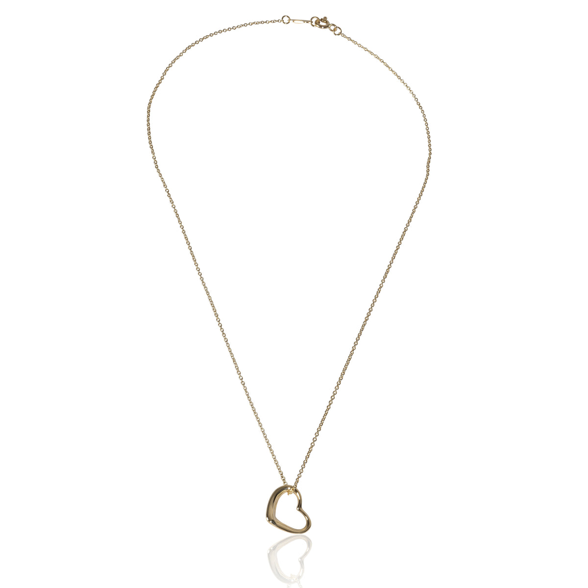 Yellow Gold  Vintage Open Heart Pendant