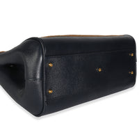 Dark Natural Blue Straw Lux New Sakai Calfskin Lux Medium Dahlia Bamboo Ba