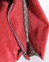 Red Beige GG Supreme Monogram Medium Dionysus Shoulder Bag