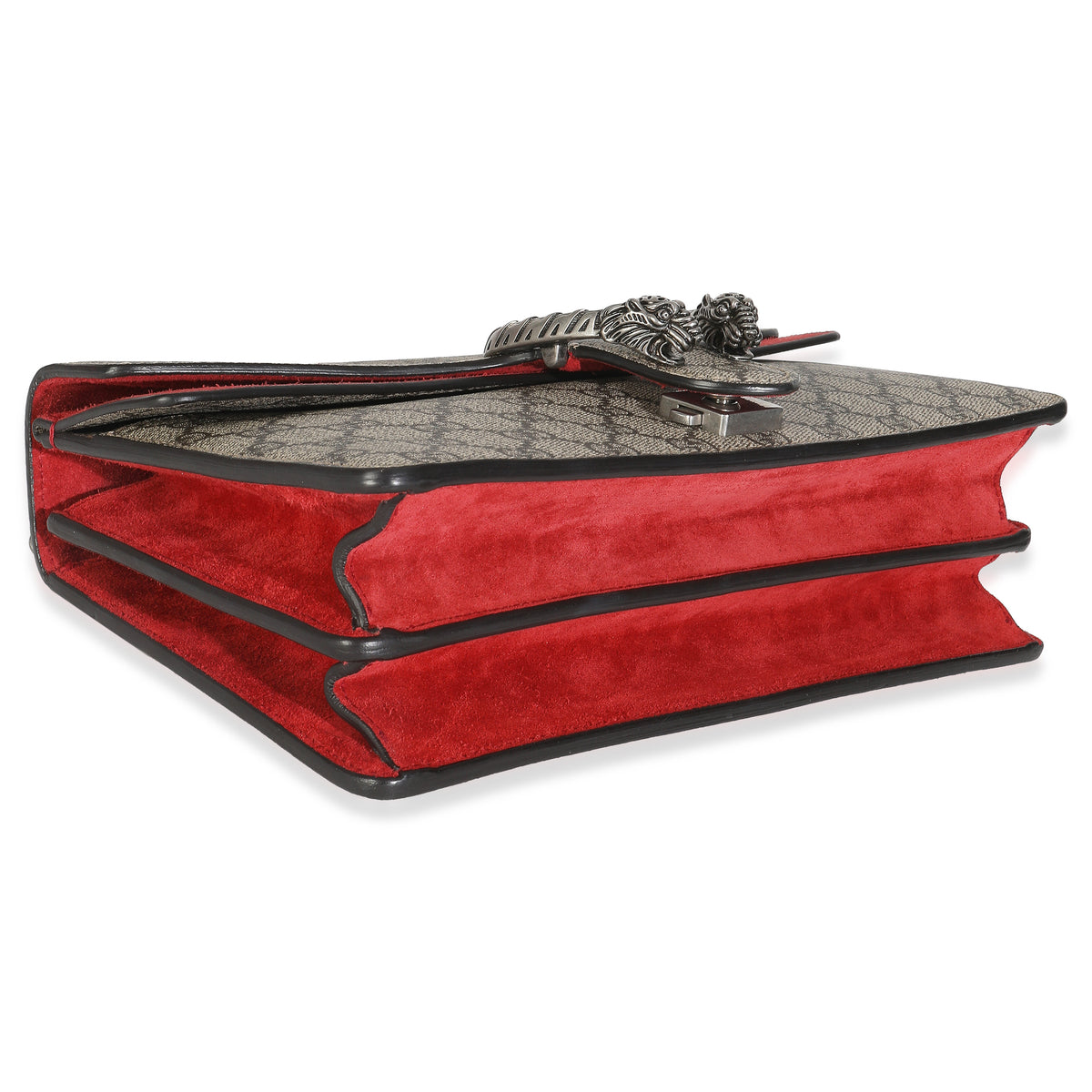 Red Beige GG Supreme Monogram Medium Dionysus Shoulder Bag