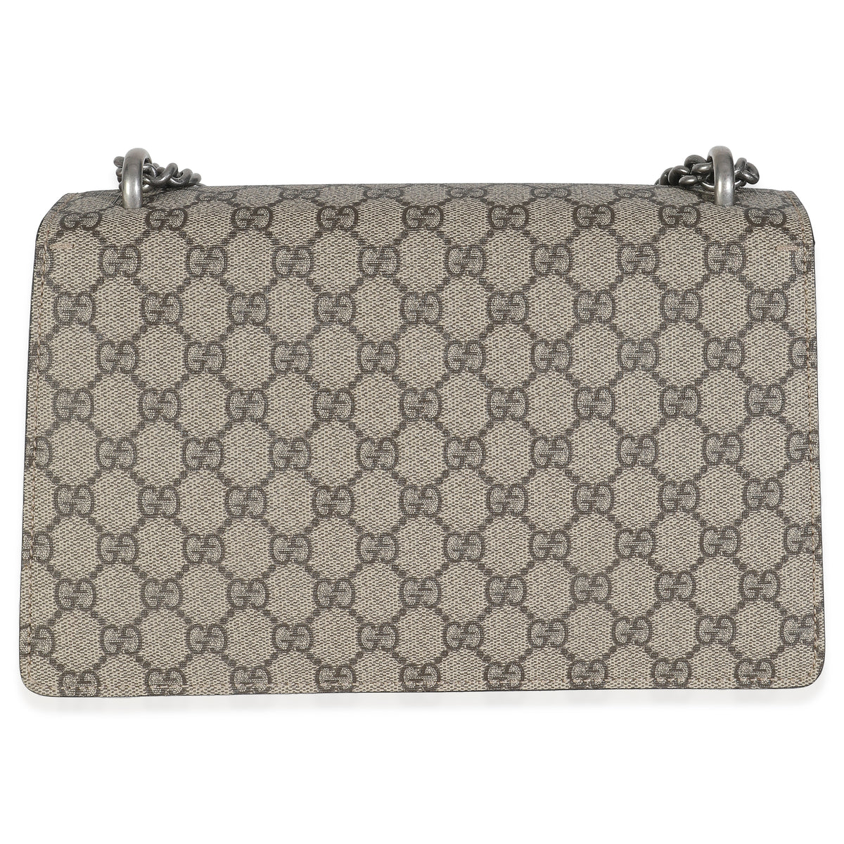 Red Beige GG Supreme Monogram Medium Dionysus Shoulder Bag