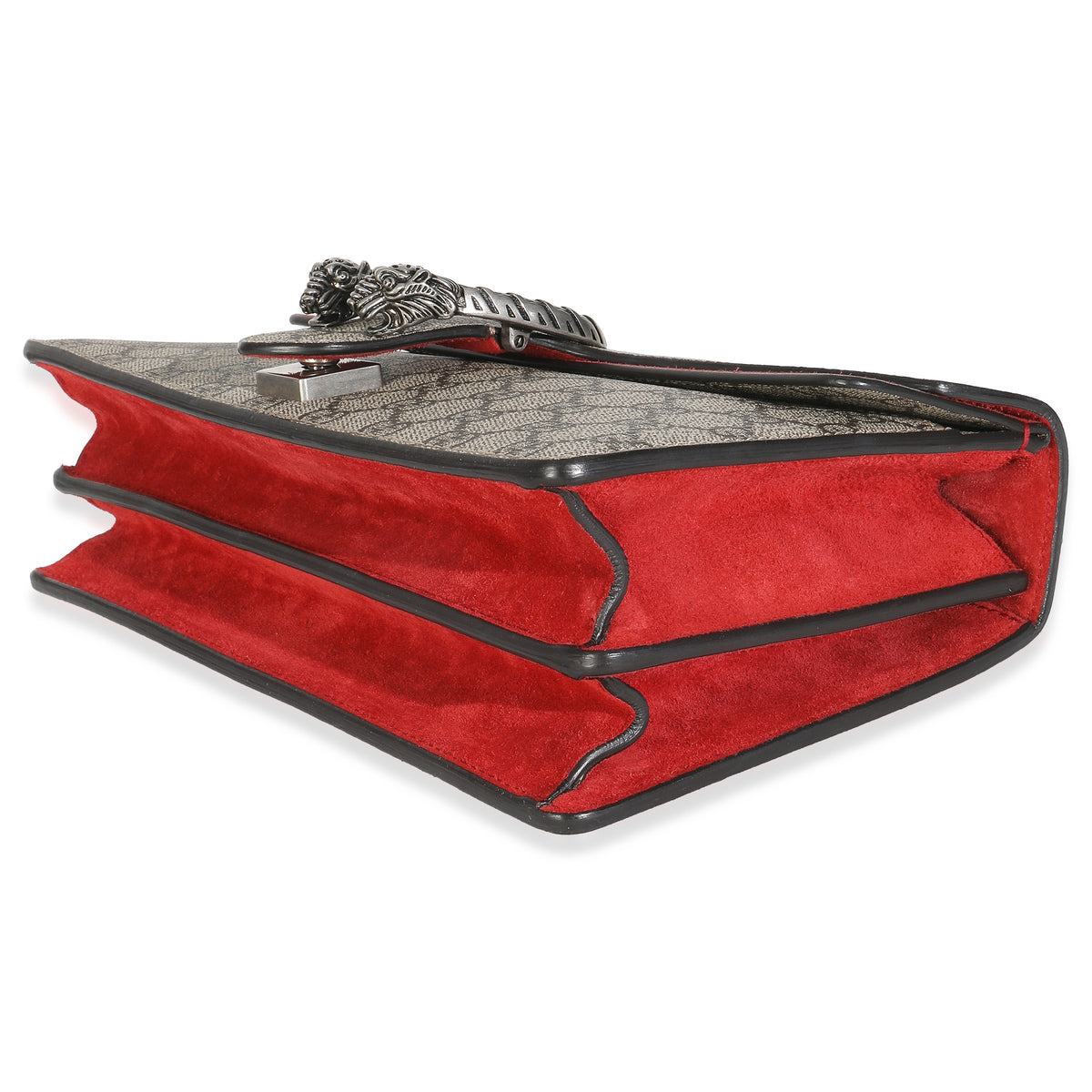 Red Beige GG Supreme Monogram Medium Dionysus Shoulder Bag