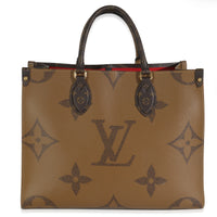 Giant Monogram Reverse Canvas Onthego MM