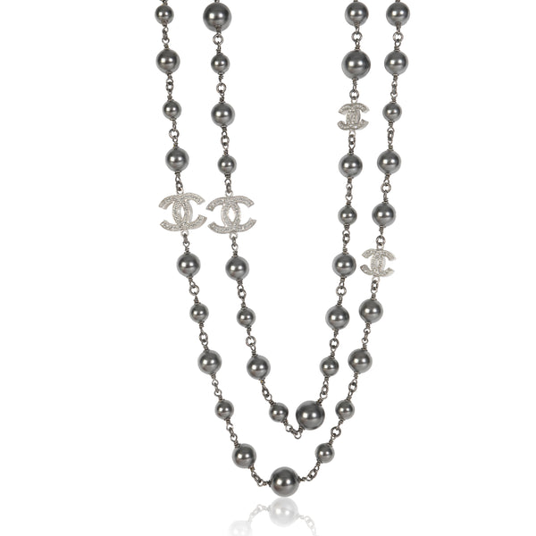 2019 CC Station Grey Bead Necklace