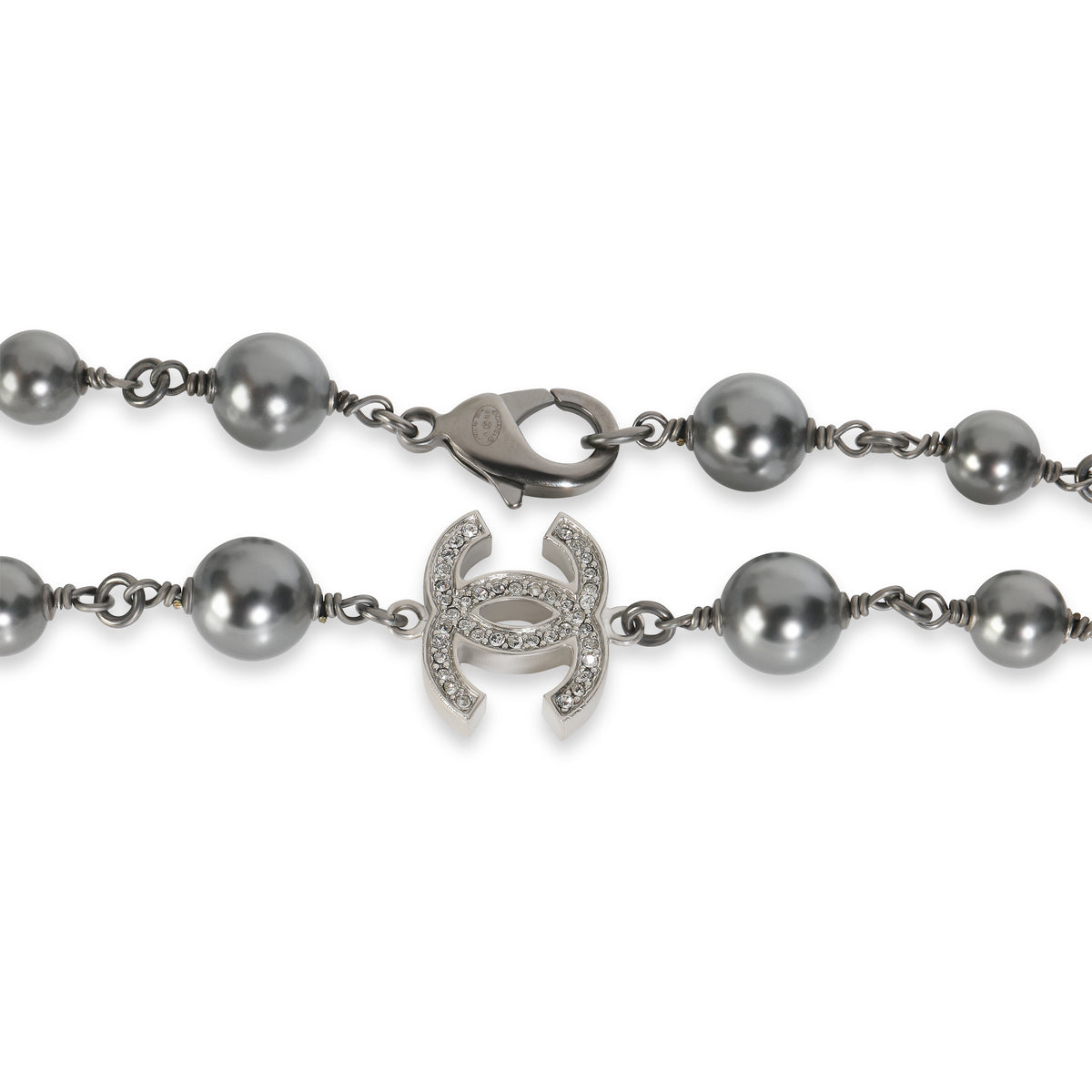 2019 CC Station Grey Bead Necklace