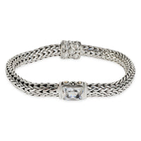 Yellow Gold & Sterling Silver Quartz Icon Station Bracelet