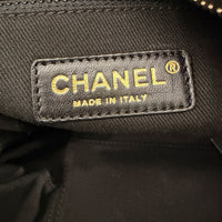 Vintage Black Lambskin Jersey Scales Camera Case