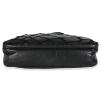 Vintage Black Lambskin Jersey Scales Camera Case