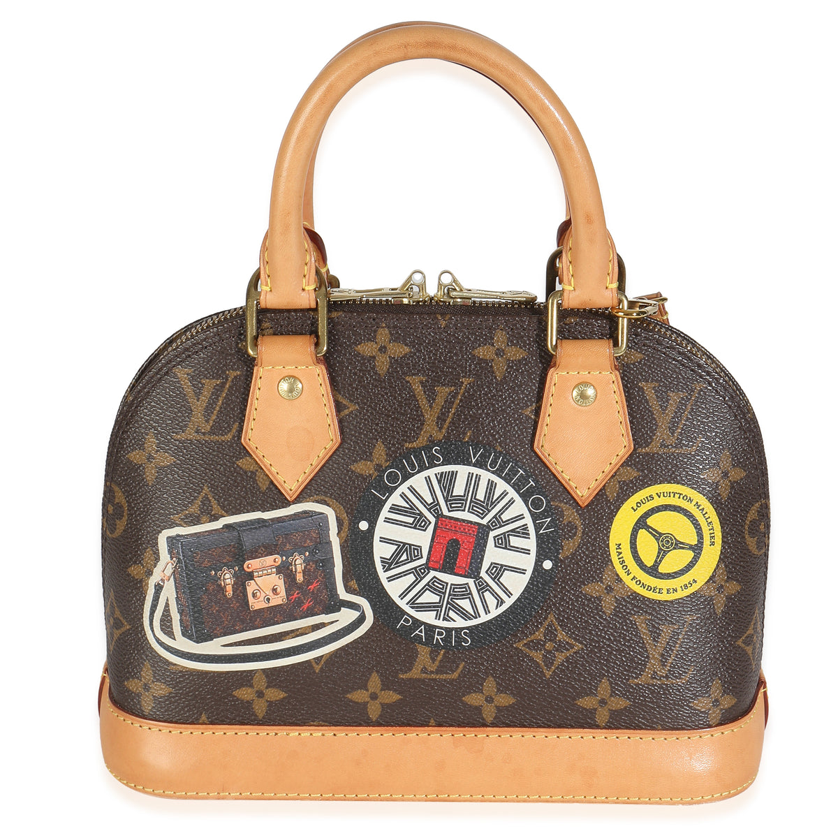 Louis Vuitton Monogram Canvas World Tour Alma BB Handbag bv