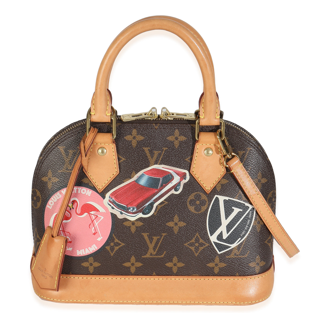 Louis Vuitton Monogram Canvas World Tour Alma BB Handbag fv