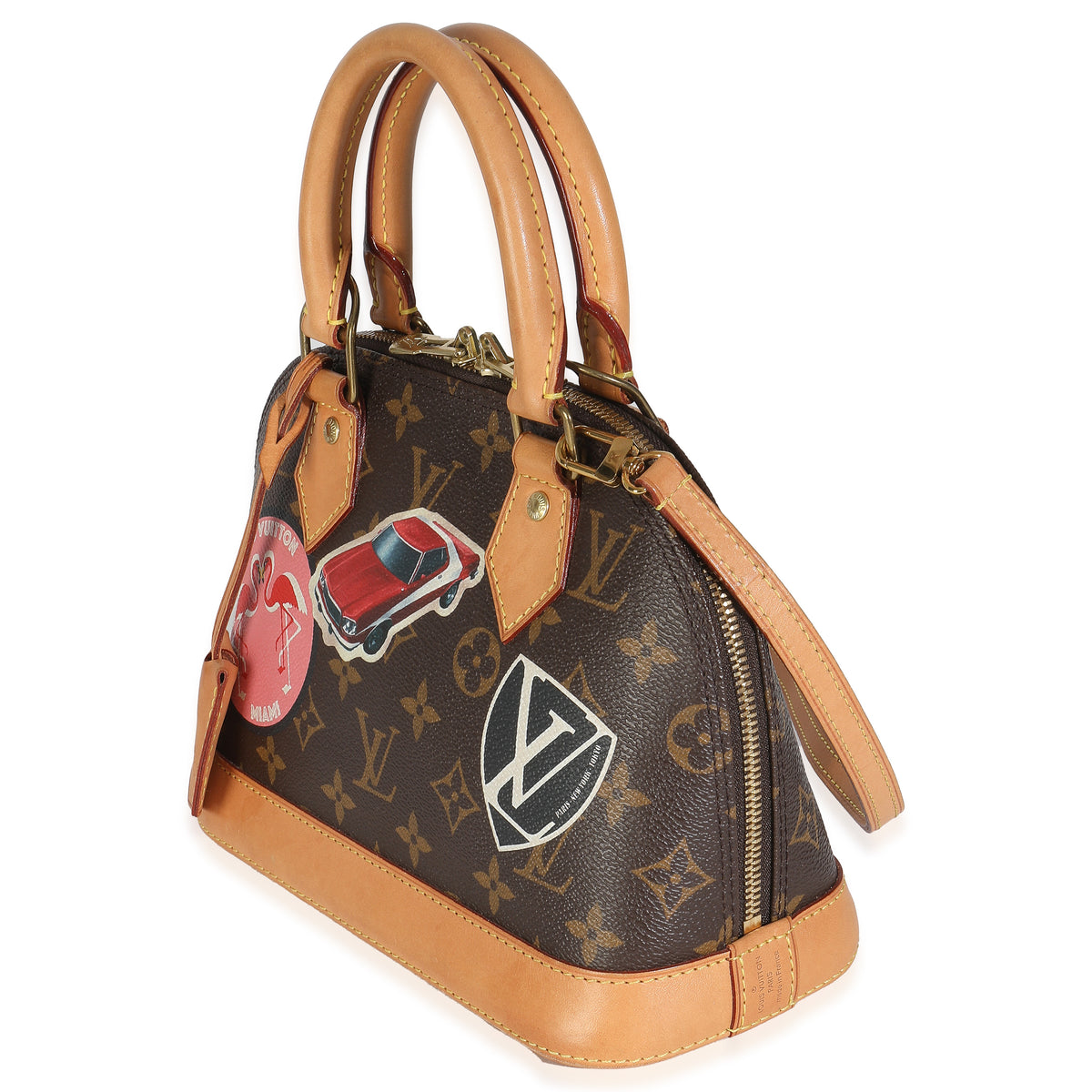 Louis Vuitton Monogram Canvas World Tour Alma BB Handbag sv