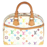White Monogram Multicolor Canvas Trouville