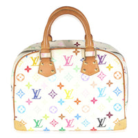 White Monogram Multicolor Canvas Trouville