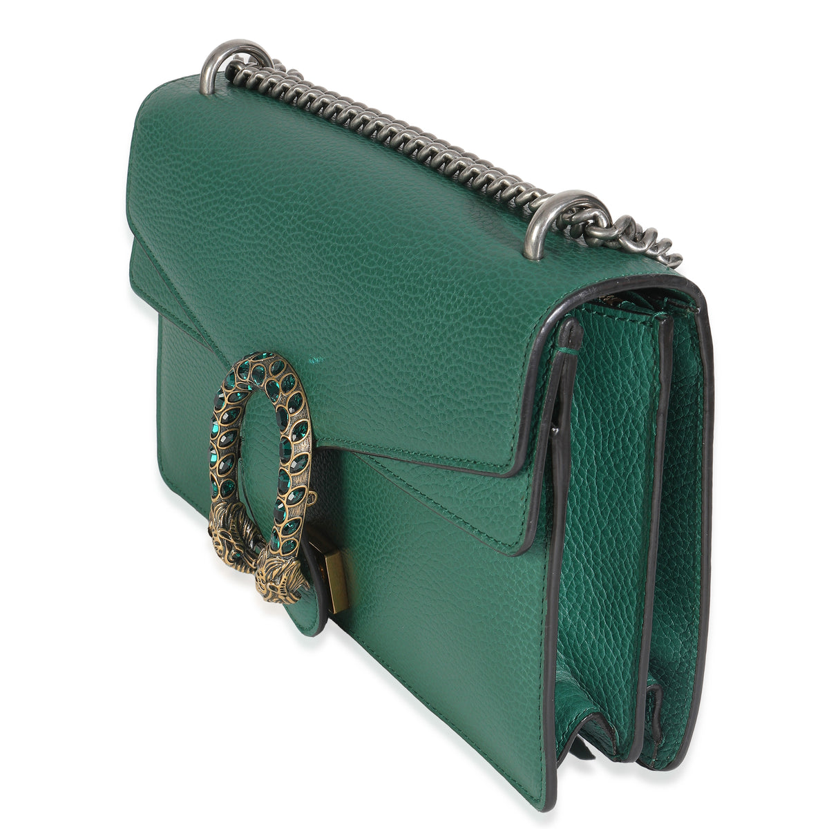 Emerald Dollar Calfskin Crystal Medium Dionysus Shoulder Bag