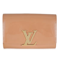 Rose Velours Patent Louise New Sobe Clutch