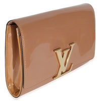 Rose Velours Patent Louise New Sobe Clutch