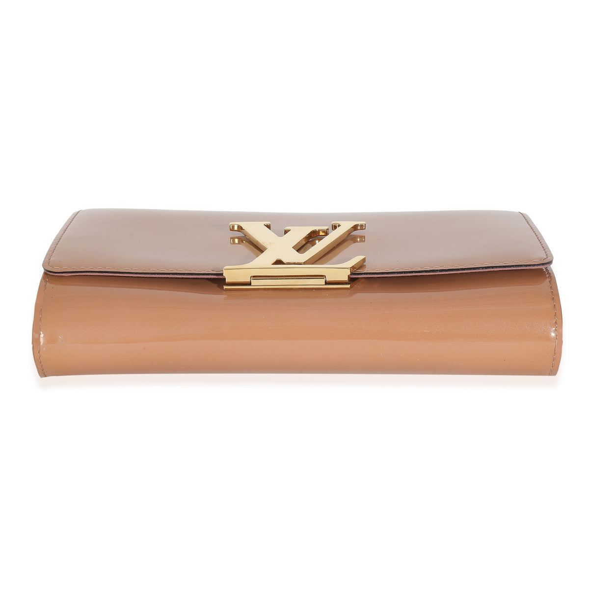 Rose Velours Patent Louise New Sobe Clutch