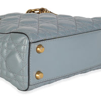 Blue Crinkled Patent Cannage Small My ABCDior Lady Dior