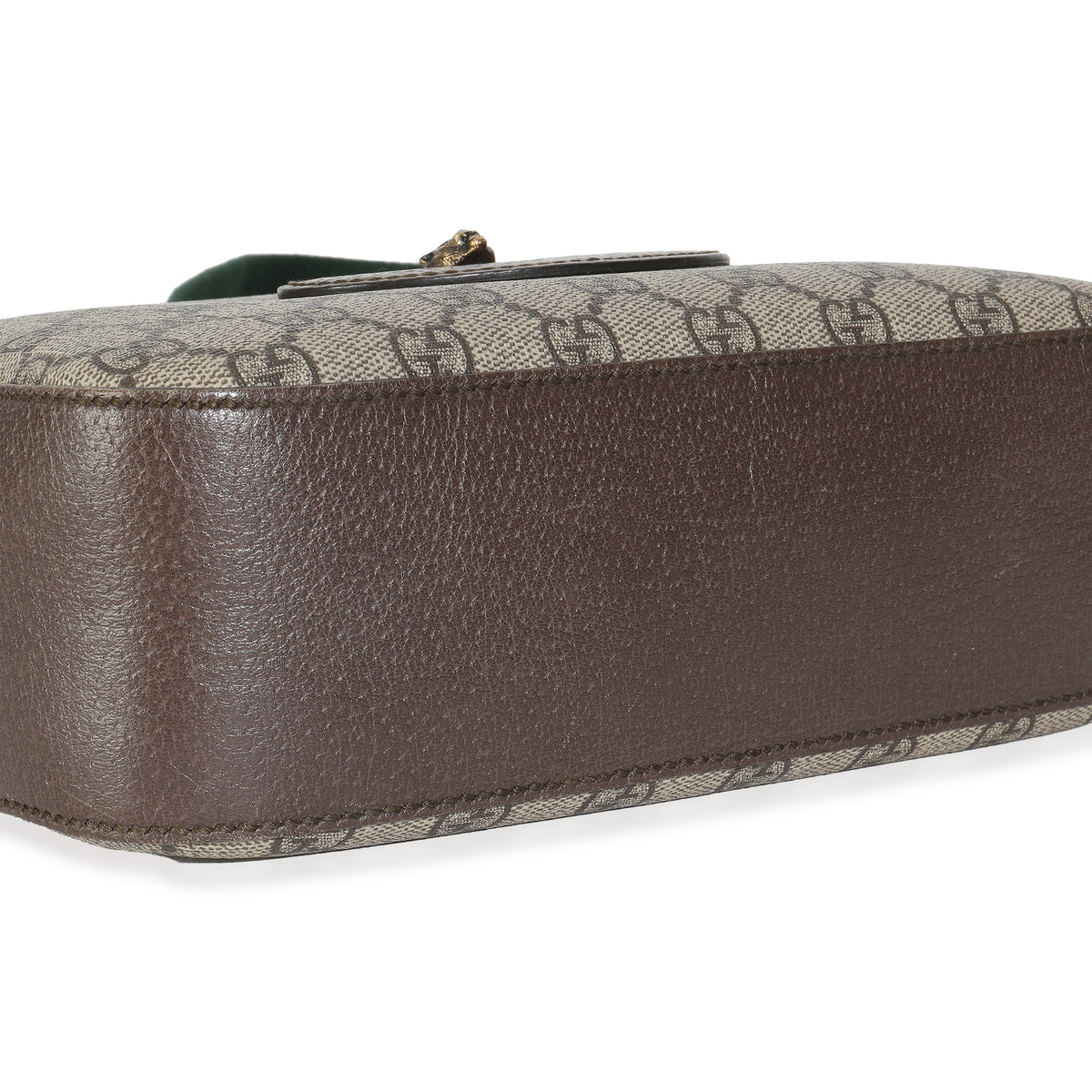 Beige GG Supreme Monogram Web Neo Vintage Shoulder Bag