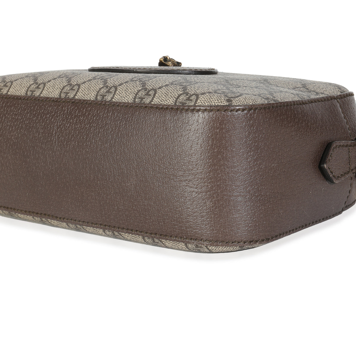 Beige GG Supreme Monogram Web Neo Vintage Shoulder Bag