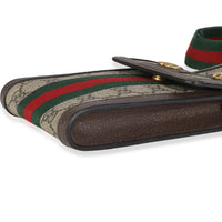 GG Supreme Monogram Web Mini Ophidia Detachable Wallet Crossbody Bag