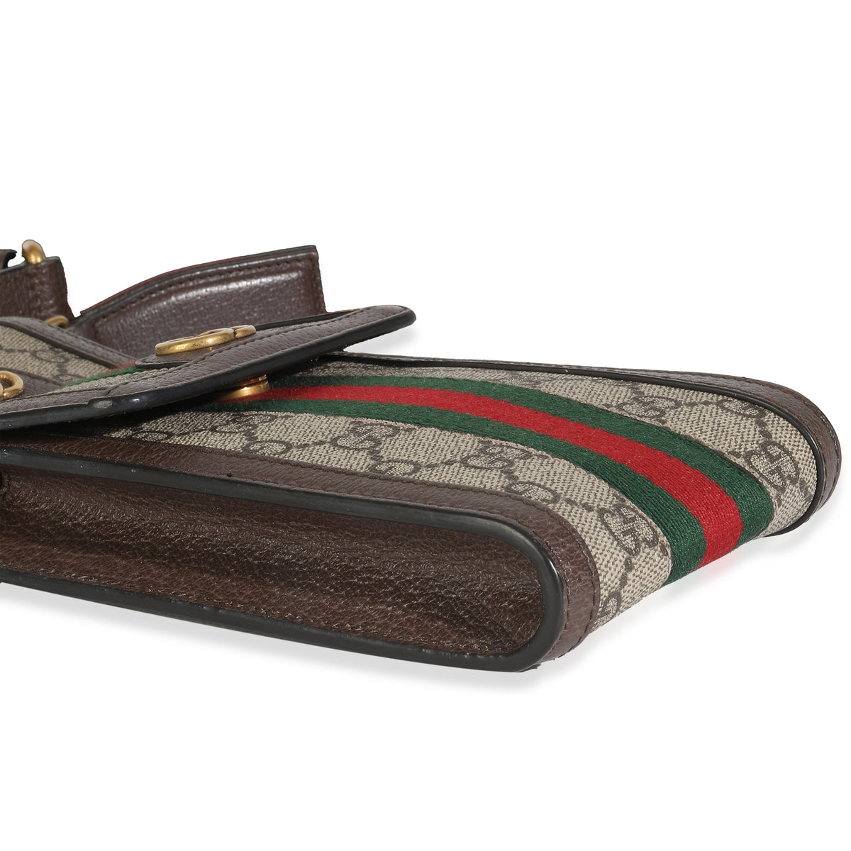 GG Supreme Monogram Web Mini Ophidia Detachable Wallet Crossbody Bag