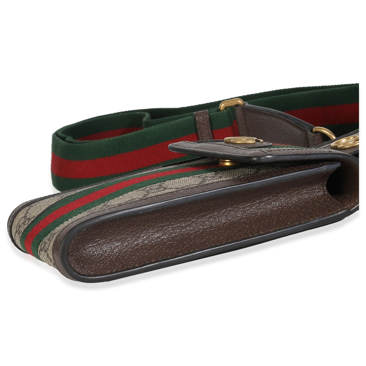 GG Supreme Monogram Web Mini Ophidia Detachable Wallet Crossbody Bag