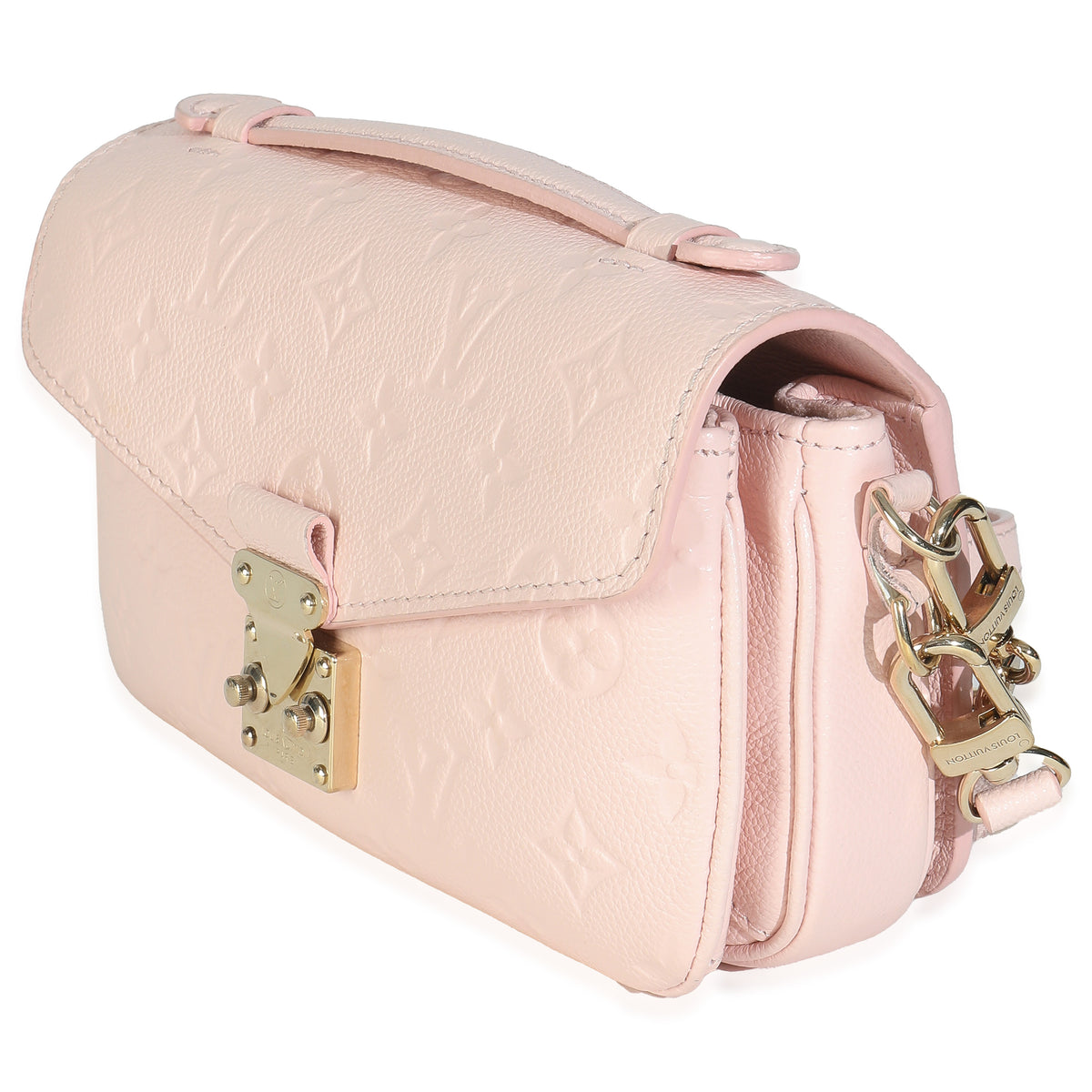 Rose Pink Opale Monogram Empreinte Pochette Metis East West