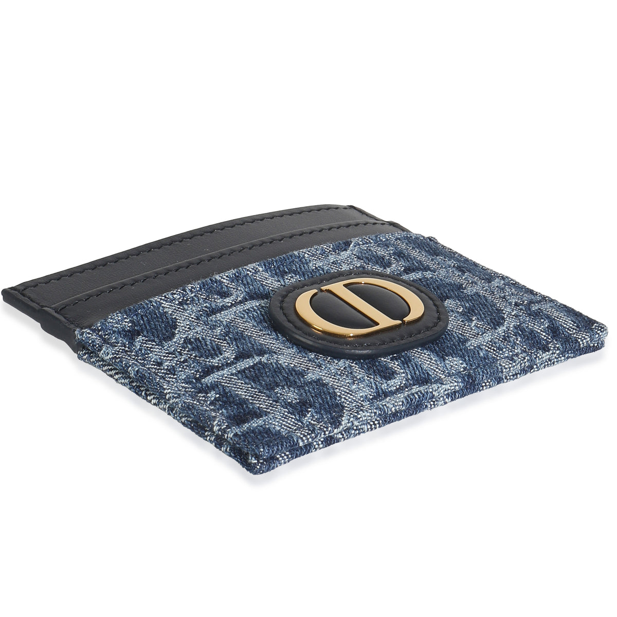 Blue Denim Oblique 30 Montaigne Freesia Card Holder