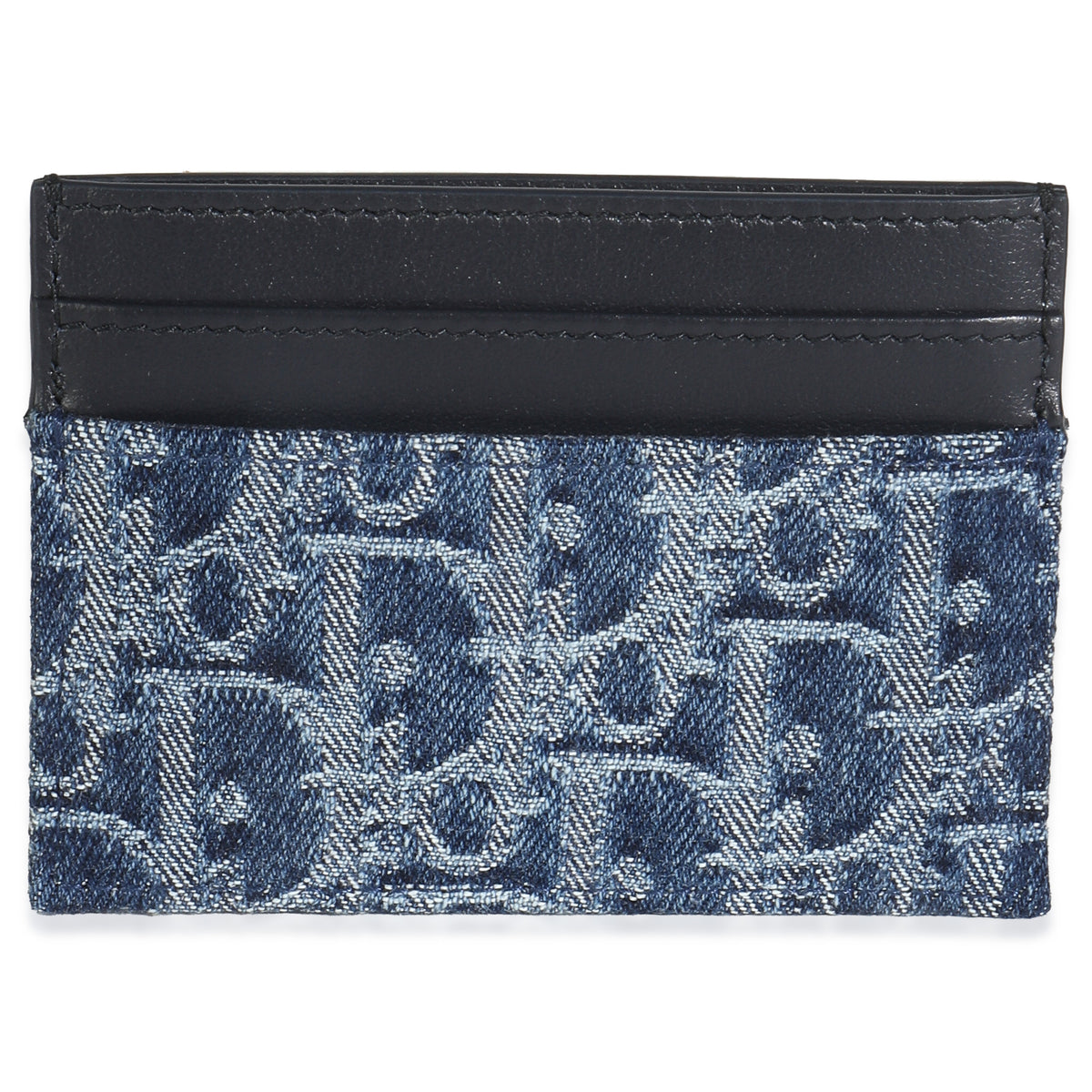 Blue Denim Oblique 30 Montaigne Freesia Card Holder