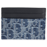 Blue Denim Oblique 30 Montaigne Freesia Card Holder