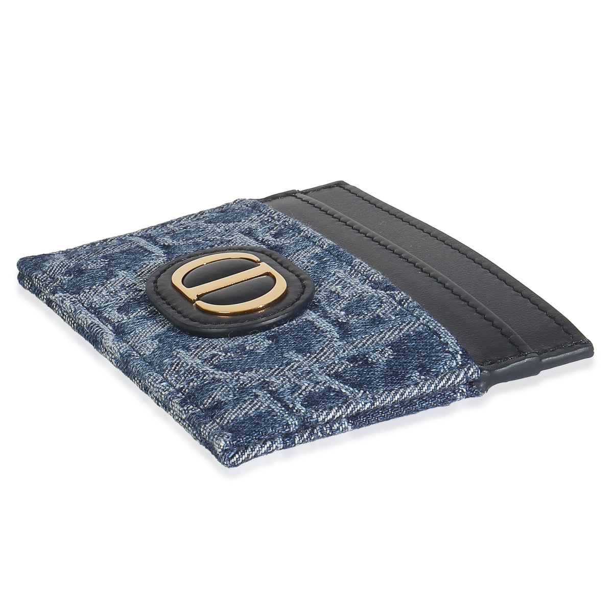 Blue Denim Oblique 30 Montaigne Freesia Card Holder