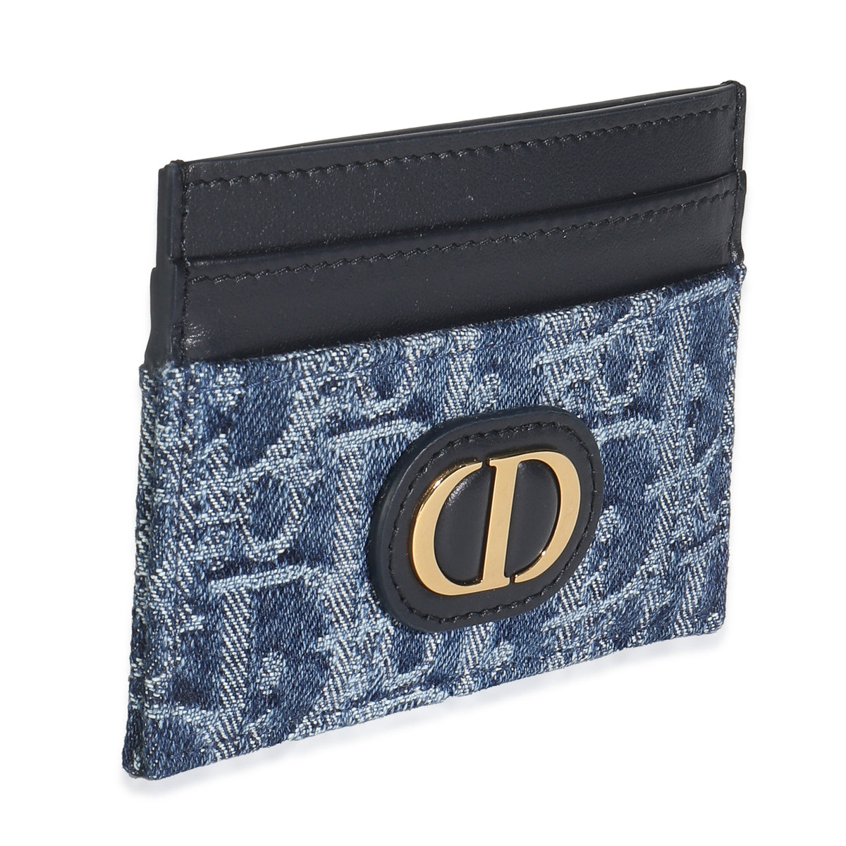 Blue Denim Oblique 30 Montaigne Freesia Card Holder